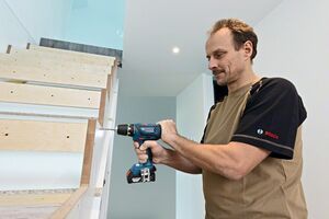 Kombinovaný šroubovák aku, bez baterie, BOSCH GSB 18-2-LI Plus Professional - bez krabice