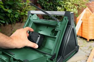 Aku rádio Bosch PRA MultiPower, bez akumulátoru a nabíječky, 2x3,5W, 06039A9000