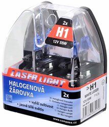 Žárovka 12V H1 55W P14,5s WHITE LASER 2ks