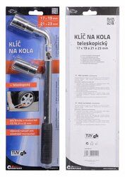 Klíč na kola 17-19/21-23 mm TÜV, GS