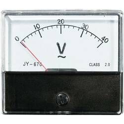 Analogové panelové měřidlo VOLTCRAFT AM-70X60/40V 40 V