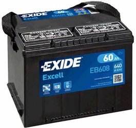 Baterie Exide 12V 60Ah EB608, EXIDE