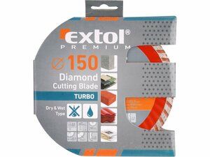 Kotouč diamantový řezný turbo, 115x22,2mm, suché i mokré řezání