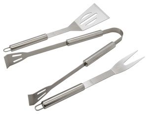 Grilovací nářadí BBQ sada 3ks blister