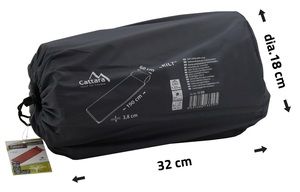 Karimatka samonafukovací 190x60x3,8cm s polštářem KILT