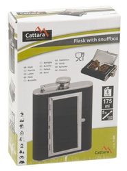Lahev placatka 175ml s pouzdrem na doutníky
