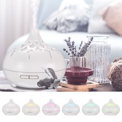 Aroma difuzer Palm bílý lesk 500ml