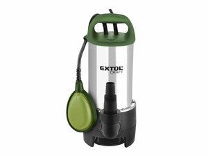 Čerpadlo el. ponorné nerezové, 1100W, 16500l/hod, 10m, EXTOL CRAFT, 414163