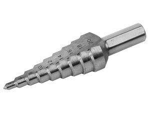 Vrták stupňovitý, O 4-12mm, stupňovanie po 1mm, 9 otvorov, HSS, EXTOL PREMIUM