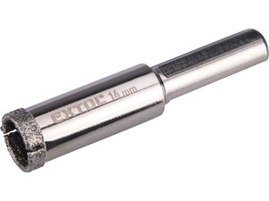 Korunka vykružovací diamantová na sklo a keramiku, O 14mm