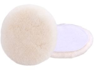 Kotouč leštící vlněný, ovčí rouno, T160, ?150mm, suchý zip