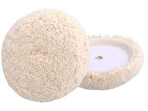 Kotouč leštící vlněný, T240, průměr 190mm, 4ply 100% vlna, suchý zip průměr 150mm