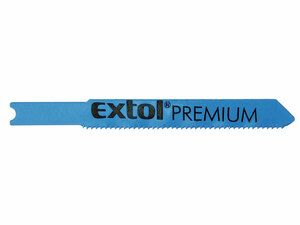 Listy do priamočiarej píly 5ks, 51x1,2mm, úchyt UNIVERSAL, HSS, EXTOL PREMIUM