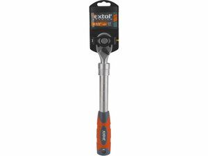 Račňa teleskopická, 45 zubov, 1/2", nastaviteľná dĺžka 290-430mm, CrV, EXTOL PREMIUM