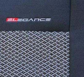 Autopotahy Peugeot 206, od r.1998-2004, šedo černé