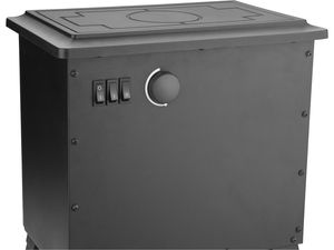 Krb elektrický s plápolajícím ohněm LED a topením, 1800W