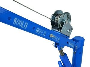 Hydraulický zdvihací jeřáb s navijákem s nosností 450kg - bez krabice