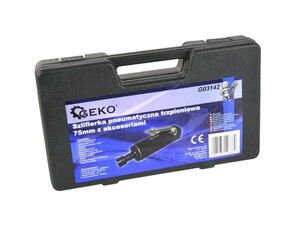 Pneumatická přímá bruska s příslušenstvím, 3 nebo 6mm, 1/4", 18000/min