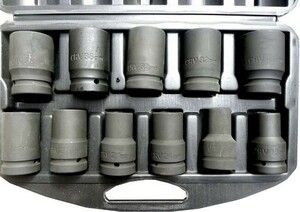 Sada nástrčných hlavic 1", 11ks, 17-41mm