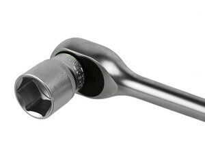 Hlavice nástrčné + ráčna 1/2", sada 19ks, 8-32 mm, CrV ocel