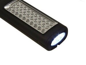 Dílenská lampa 30 + 7LED 1800mah 230V/12V