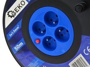 Kabel prodlužovací 3x1.5mm2, buben, 50m