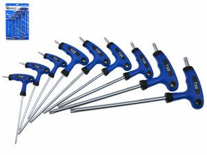 Sada klíčů Torx, typ T, 9ks