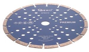 Kotouč diamantový řezný segmentový, 230x10x22mm