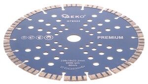 Kotouč diamantový řezný turbo-segmentový, 230x10x22mm