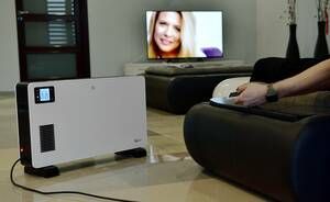 Konvektorový ohřívač LCD s dálkovým ovládáním