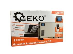 Konvektorový ohřívač LCD s dálkovým ovládáním