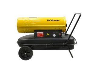 Horkovzdušná olejová/naftová turbína s termostatem, 25kW