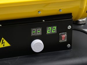 Horkovzdušná olejová/naftová turbína s termostatem, 25kW