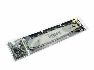 Vodící lišta pro řetězové pily a 2 řetězy 14" 3/8" 1,3mm 52z
