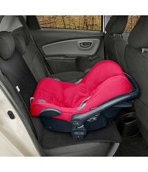 Ochranná podložka pod autosedačku pro přepravu dětí JUNIOR Artificial Leather černá