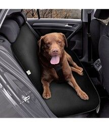 Ochranná podložka na zadní sedadlo JUNIOR DUO Artificial Leather černá