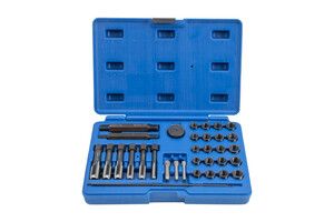 Sada na opravu závitů žhavicích svíček  M8x1, M10x1, M10x1.25, M12x1.25, 33 kusů