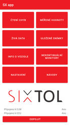 Autodiagnostika SC1 bluetooth, Android, (zdarma SX OBD aplikace)