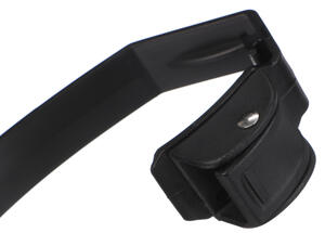 Rychloupínací pásek pro nosič kol na tažné zařízení, délka 38cm, černý - náhradní díl