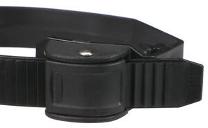 Rychloupínací pásek pro nosič kol na tažné zařízení, délka 38cm, černý - náhradní díl