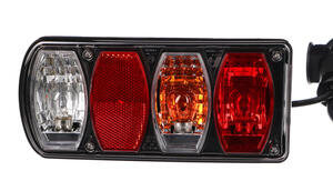 Sada světel s kabelem a 13pin zástrčkou pro nosič kol E-BIKE PREMIUM - náhradní díl