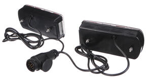 Sada světel s kabelem a 13pin zástrčkou pro nosič kol E-BIKE PREMIUM - náhradní díl