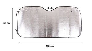 Sluneční clona na přední okno auta CAR SUNSHADE 5, 130 x 60 cm