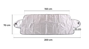Clona proti námraze, sněhu a slunci CAR SNOW COVER 2, 200 x 70 cm