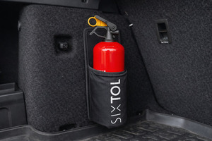 Držák 1kg hasícího přístroje do auta na suchý zip CAR FIRE 1