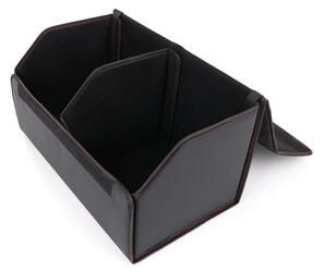 Organizér do kufru auta CAR COMPACT LEATHER L, 2 přihrádky, skládací, s víkem