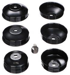 Násadkové klíče na olejové filtry MECHANIC OIL WRENCH 14, 1/2" - Prasklý kufr