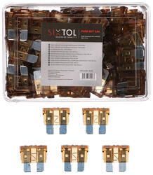 Sada nožových automobilových pojistek MECHANIC FUSE SET 7,5A, 100ks