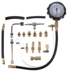 Sada pro testování tlaku benzínových motorů MECHANIC ENGINE TESTER 20, 0-10bar, 20ks