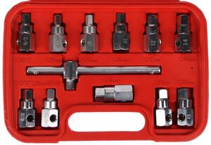 Sada na vypouštění oleje MECHANIC OIL DRAIN SET 12, Hex + čtyřhran, 12ks
